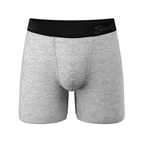 The Gray Area | Grey Couples Ball Hammock® Boxer With Fly and Cheeky 2 Pack - Shinesty