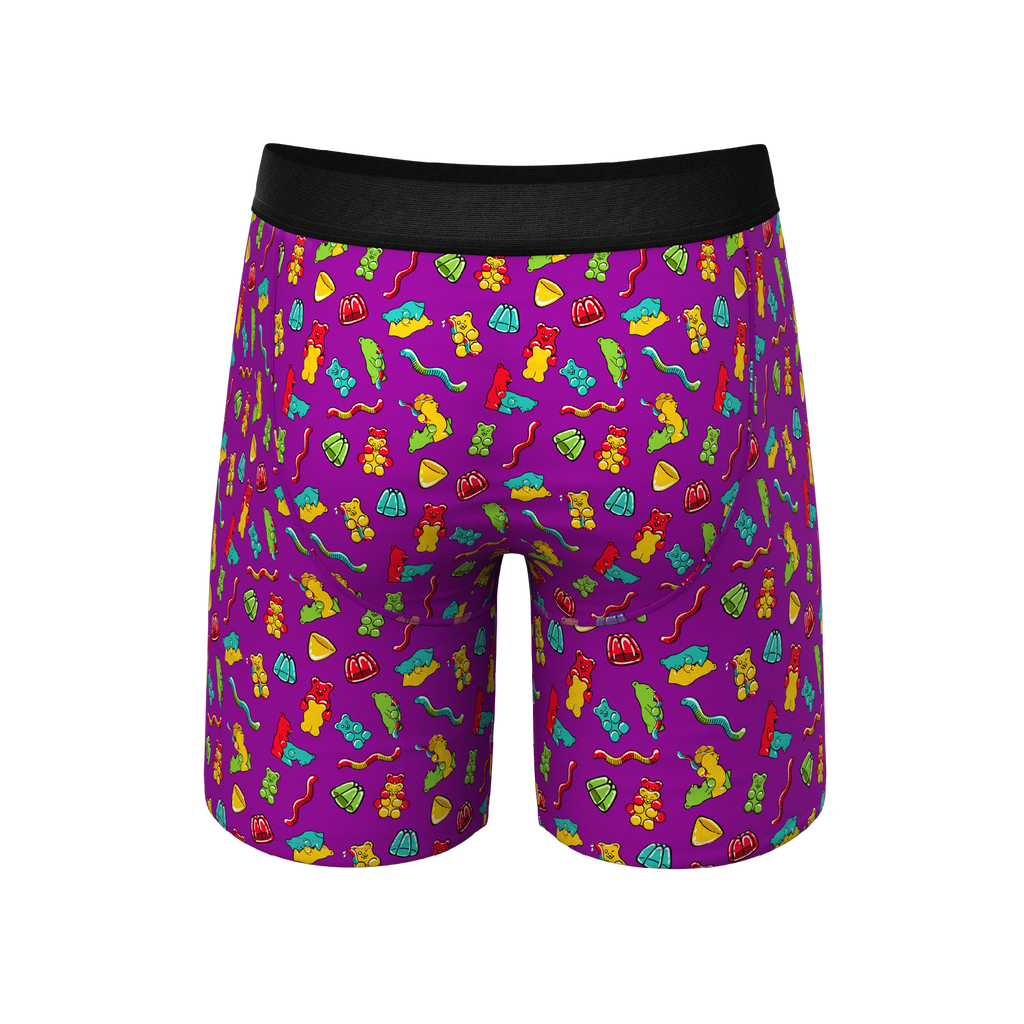 The Naughty Bears | Gummy Bear Ball Hammock® Boxer - Long Leg - Shinesty
