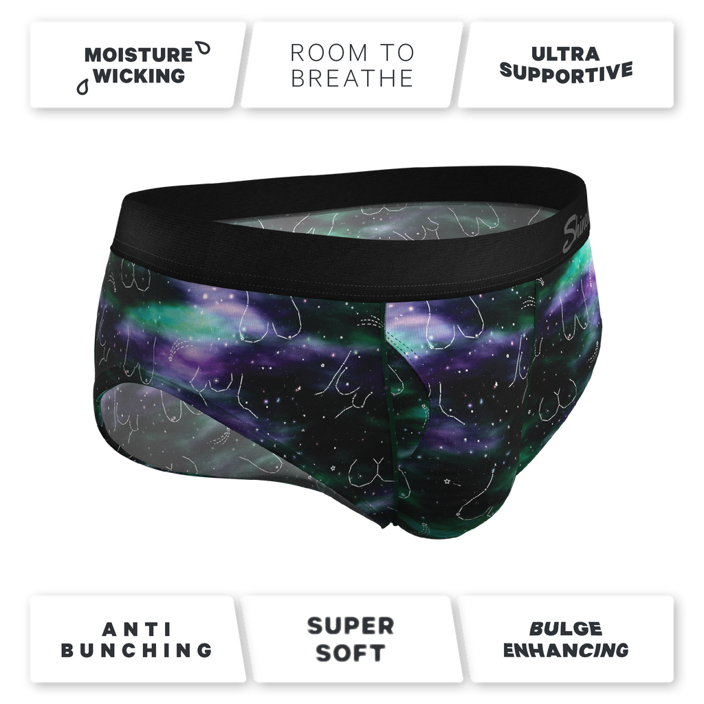 The Milky Way | Northern Lights Ball Hammock® Pouch Underwear Briefs - Shinesty