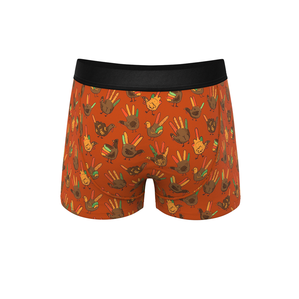 The Party Fowl | Thanksgiving Turkey Ball Hammock® Pouch Trunks Underwear - Shinesty