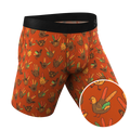 The Party Fowl | Thanksgiving Turkey Ball Hammock® Boxer - Long Leg - Shinesty