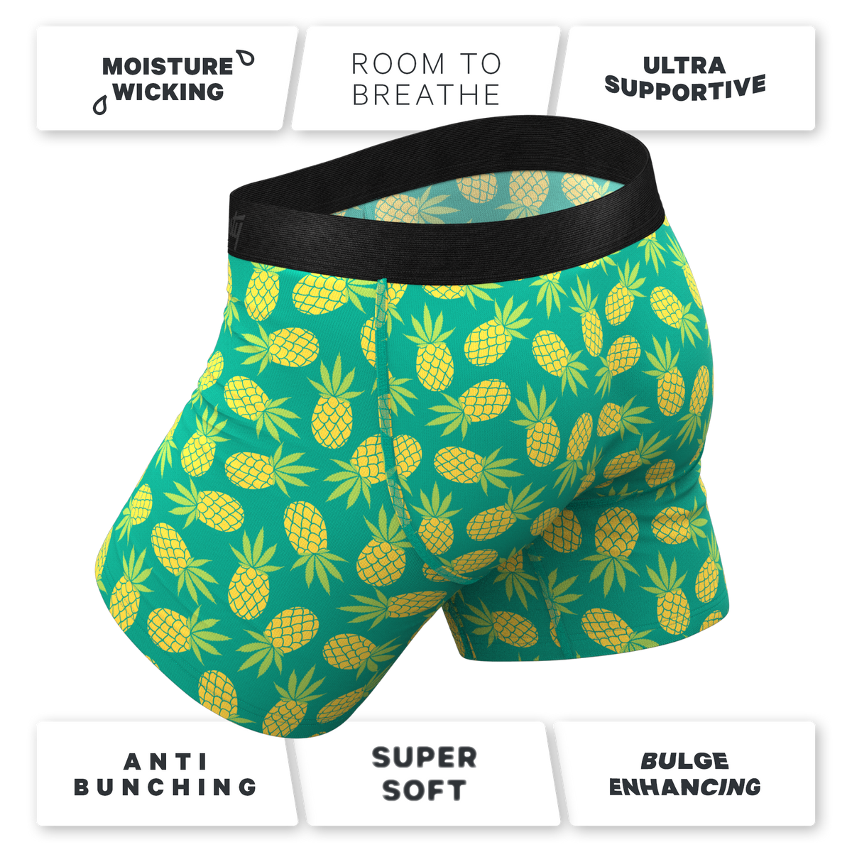 The Pineapple Express | Pineapple Ball Hammock® Pouch Underwear - Shinesty