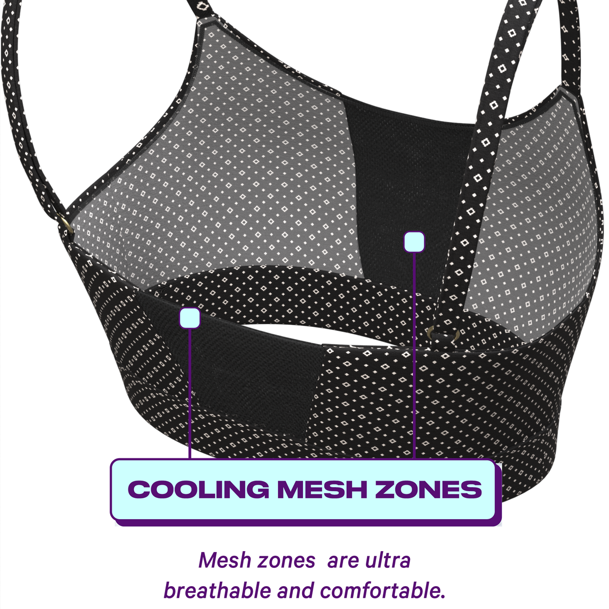 The Precious Stones | Diamond paradICE™ Boob Hammock™ Cooling Bralette - Shinesty