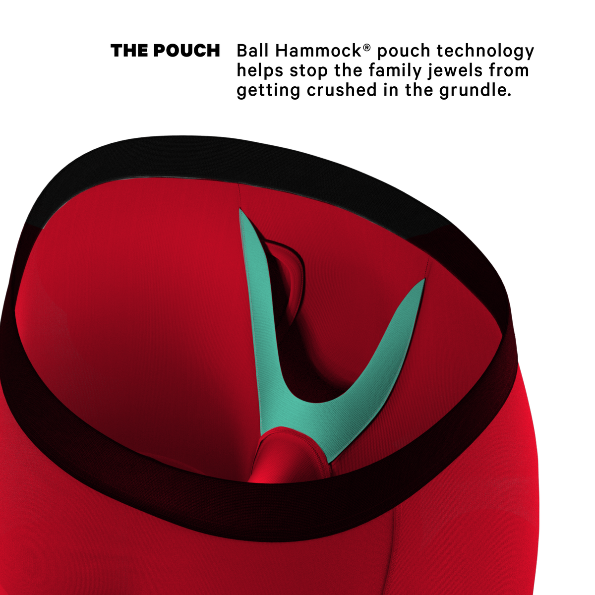 The Red Dress Effect | Red Ball Hammock® Boxer - Long Leg - Shinesty