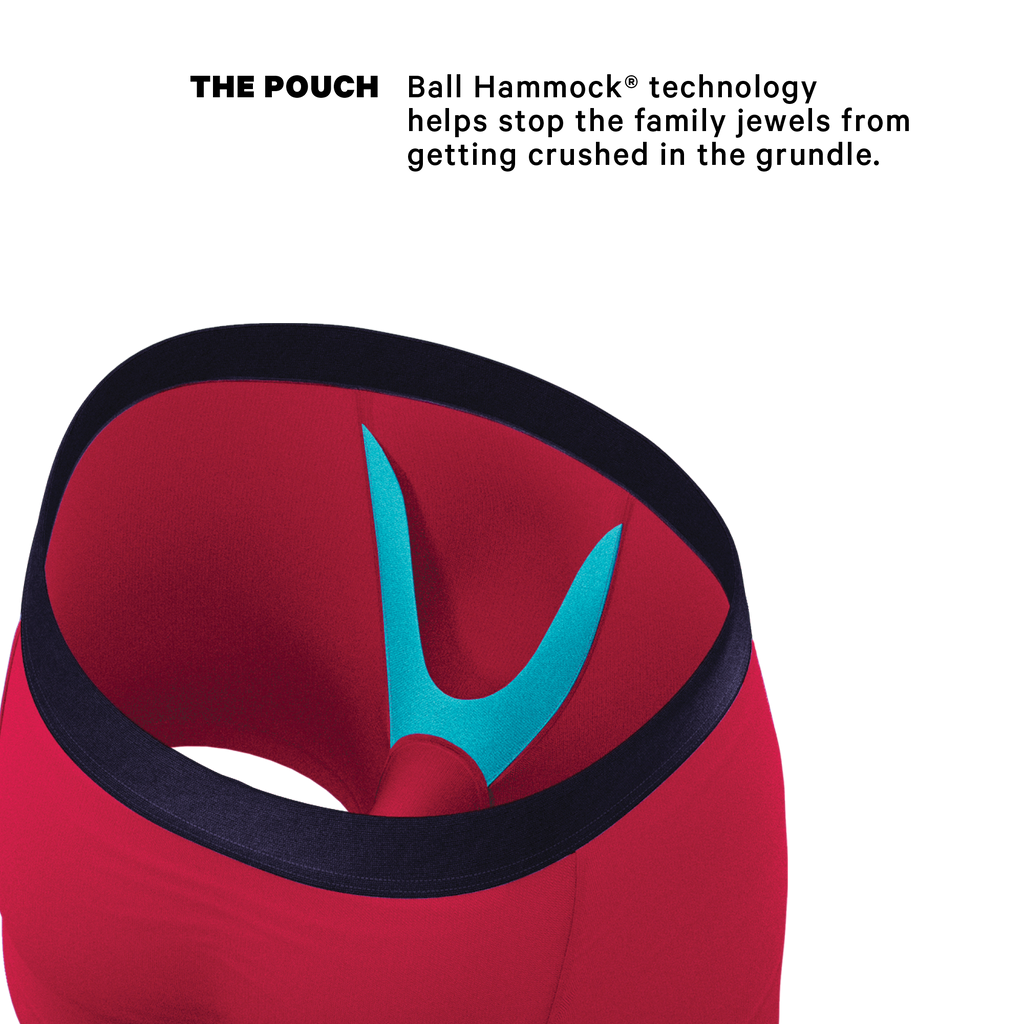 The Red Velvet | Dark Red Ball Hammock® Pouch Underwear - Shinesty