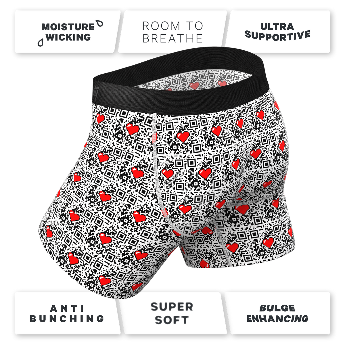 The Scan Me | QR Code Ball Hammock® Pouch Underwear - Shinesty