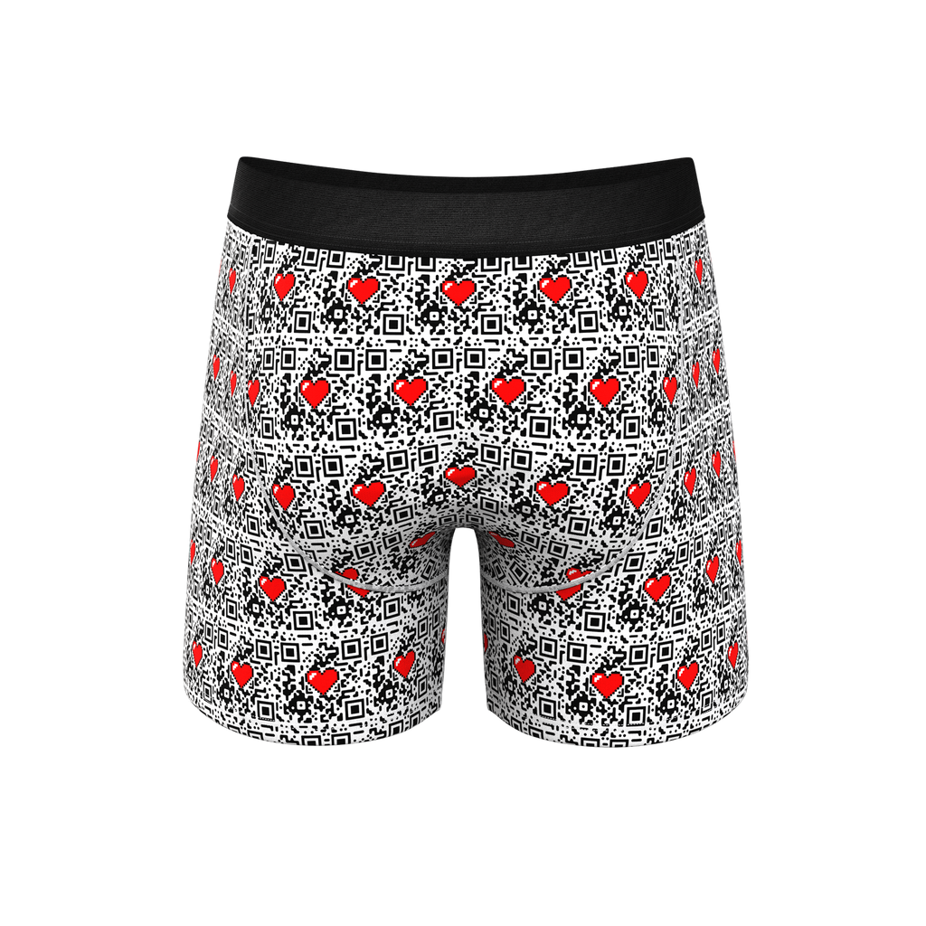 The Scan Me | QR Code Ball Hammock® Pouch Underwear With Fly - Shinesty