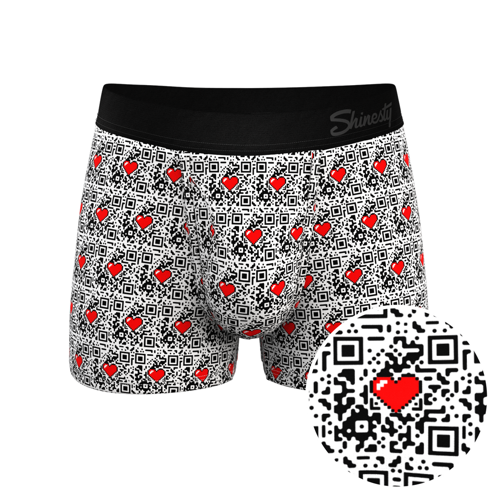 The Scan Me | QR Code Ball Hammock® Pouch Trunks Underwear - Shinesty