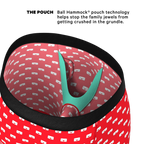 The Secret Admirer | Valentines Letters Ball Hammock® Boxer - Long Leg - Shinesty
