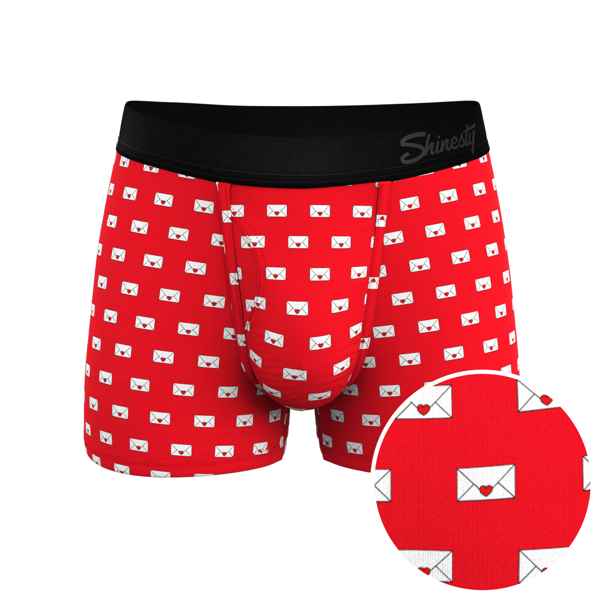 The Secret Admirer | Valentines Letters Ball Hammock® Pouch Trunks Underwear - Shinesty