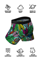 The Sex On The Beach | Tropical Ball Hammock® Pouch Underwear With Fly - Shinesty