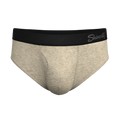 The Silver Fox | Oatmeal Heather Ball Hammock® Pouch Underwear Briefs - Shinesty