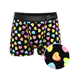 The Smooth Talker | Candy Hearts Ball Hammock® Pouch Trunks Underwear - Shinesty