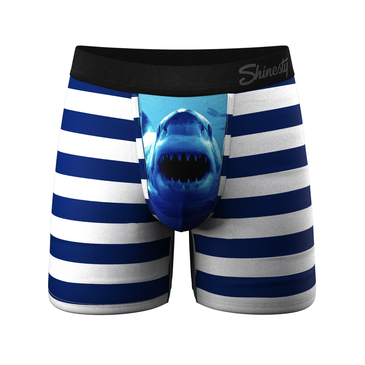 The Snack Attack | Shark Print Ball Hammock® Pouch Underwear - Shinesty