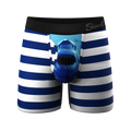 The Snack Attack | Shark Ball Hammock® Pouch Underwear With Fly - Shinesty