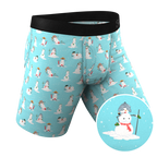 The Frosty Mistress | Snow Women Ball Hammock® Boxer - Long Leg - Shinesty