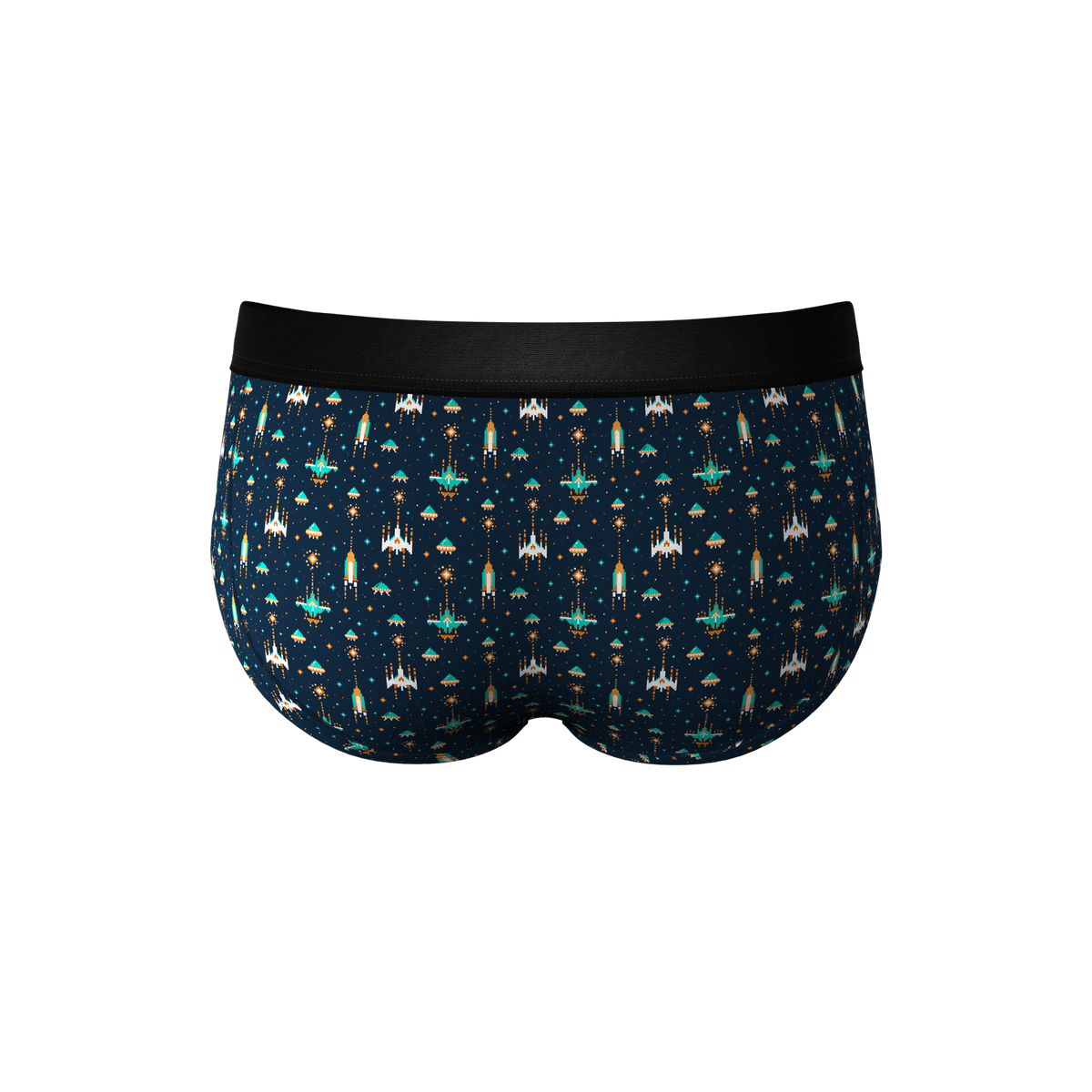 The Space Commando | Spaceship Ball Hammock® Pouch Underwear Briefs - Shinesty