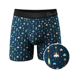 The Space Commando | Spaceship Ball Hammock® Pouch Underwear With Fly - Shinesty
