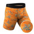 The Bend Rover | Space Robots Ball Hammock® Boxer - Long Leg - Shinesty