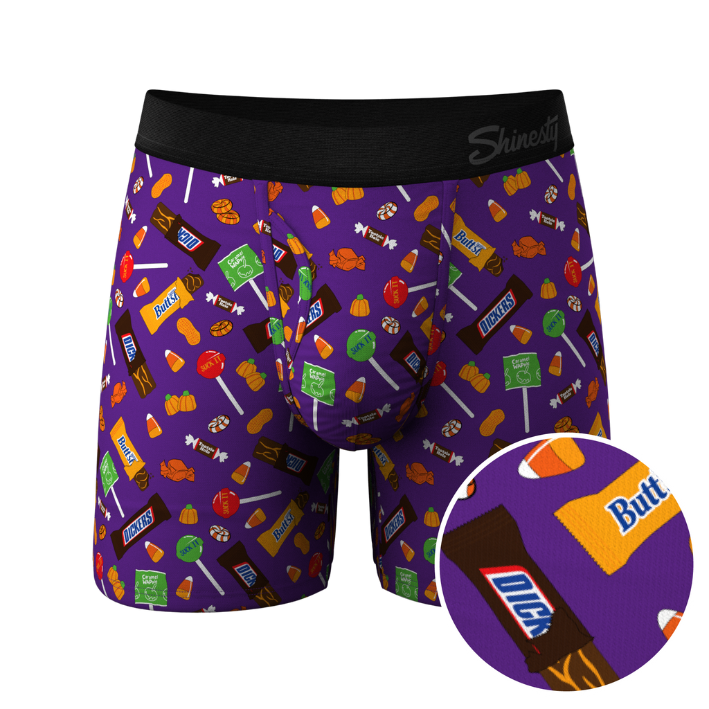 The Sticky Fingers | Halloween Candy Ball Hammock® Pouch Underwear With Fly - Shinesty