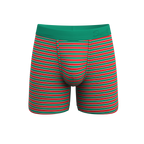 The Stripe Club | Christmas Striped Ball Hammock® Pouch Underwear - Shinesty