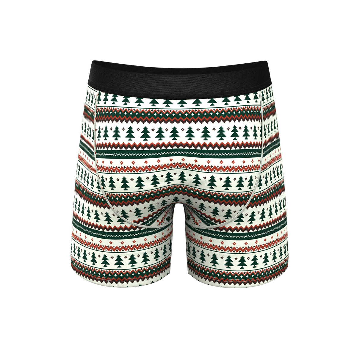 The Stuffed Stocking | Fair Isle Christmas Tree Ball Hammock® Pouch Underwear - Shinesty