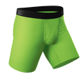 The Supernova | Bright Green Ball Hammock® Boxer - Long Leg - Shinesty