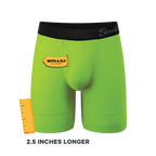 The Supernova | Bright Green Ball Hammock® Boxer - Long Leg - Shinesty