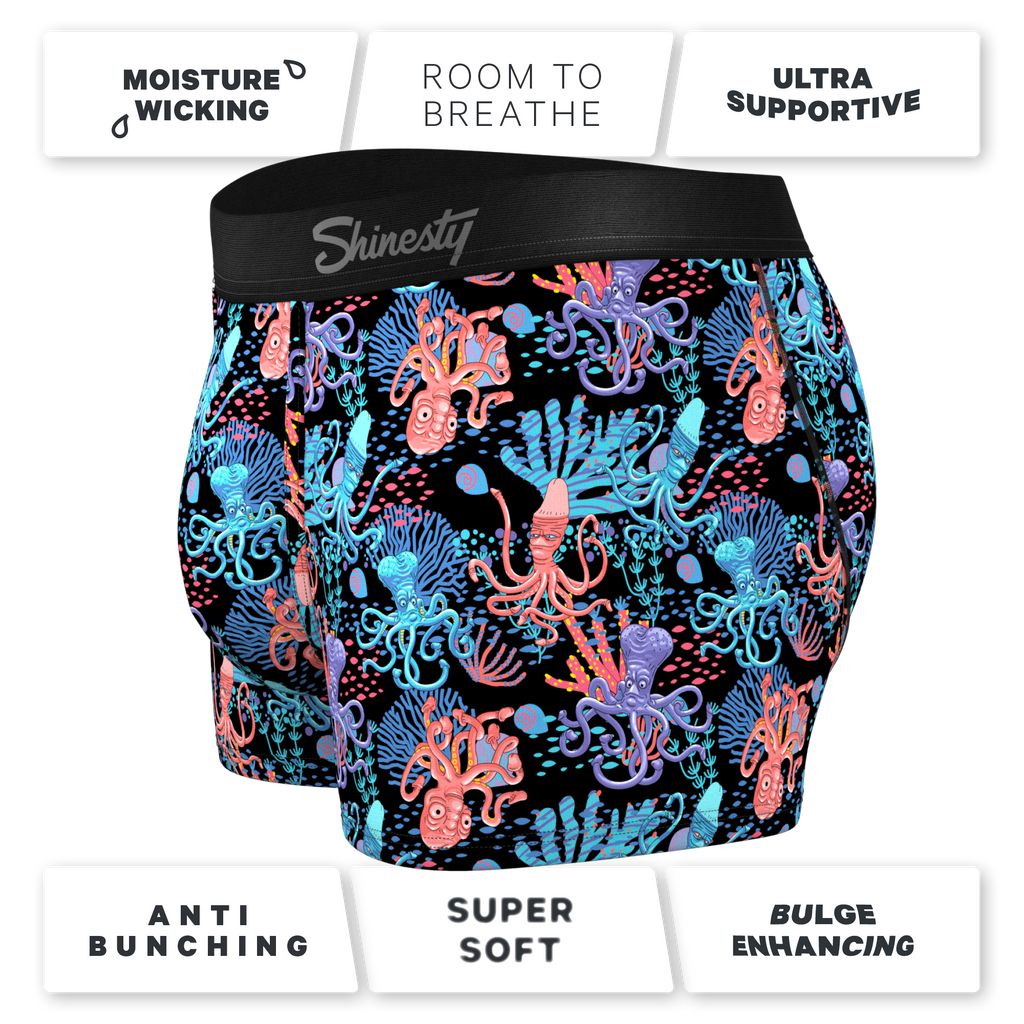 The Swollen Tentacles | Octopus Ball Hammock® Pouch Trunks Underwear - Shinesty