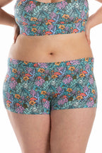 The Hot Tropic | Tropical Flamingo Modal Boyshort Underwear - Shinesty