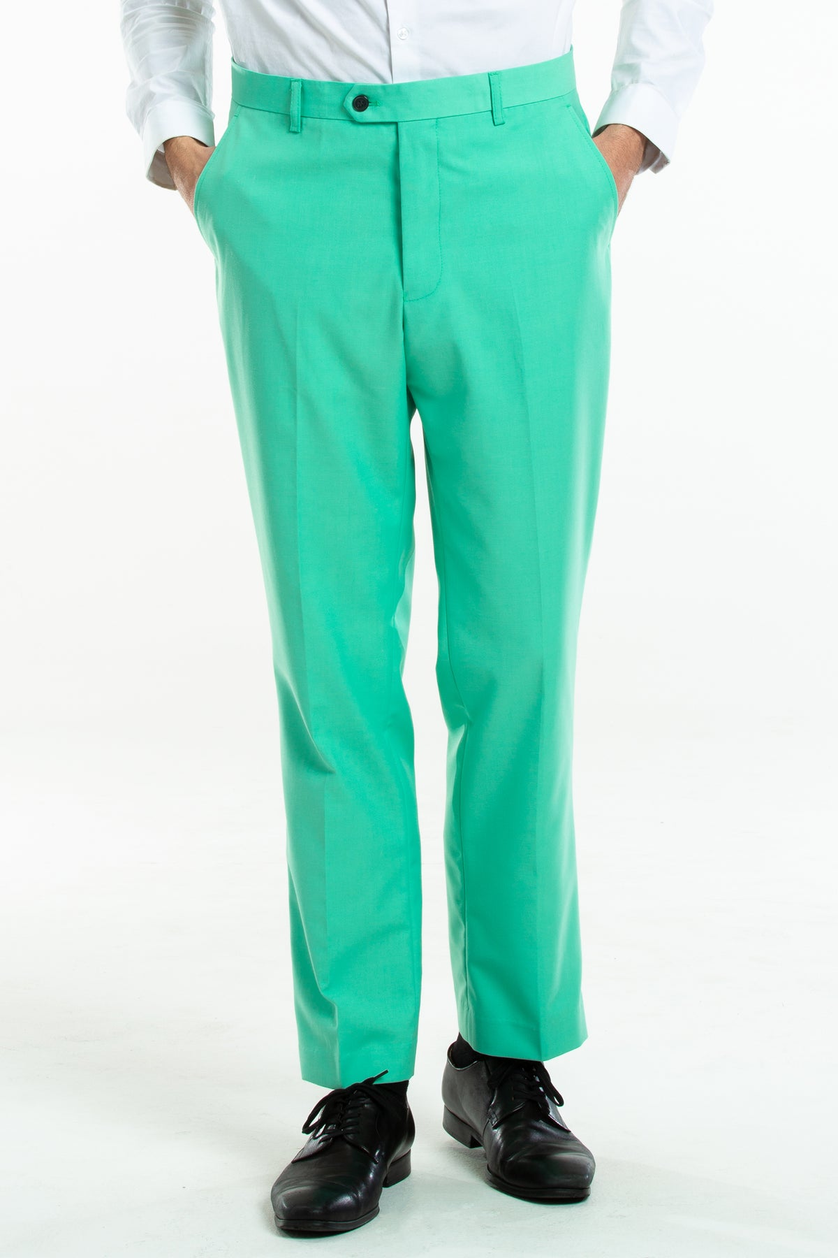 The Atlantic | Teal Pastel Suit Pants - Shinesty