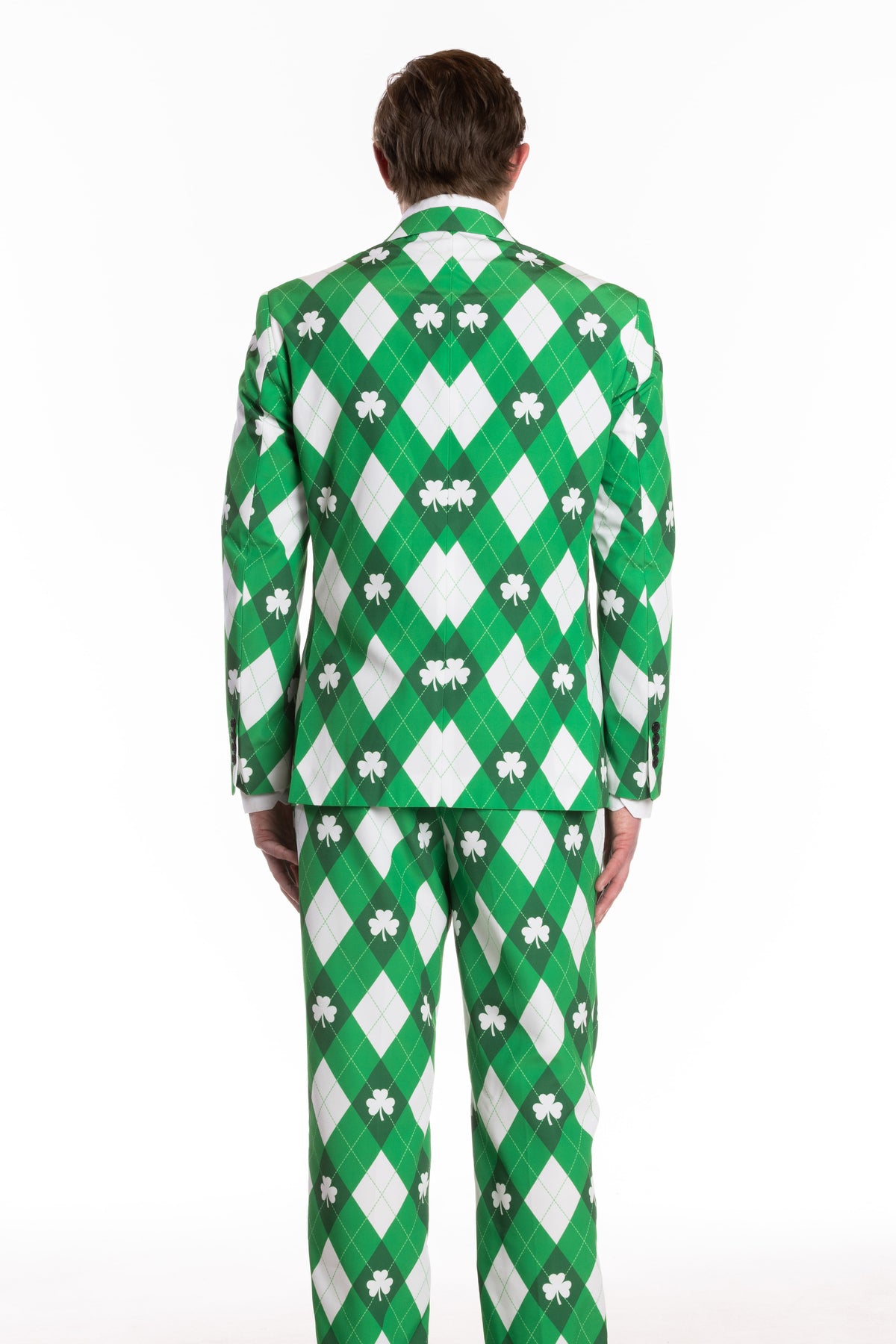 The Cabbage Connoisseur | Green Argyle St. Patrick's Day Suit - Shinesty
