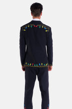The Duke of December | Christmas Lights Ugly Christmas Suit - Shinesty