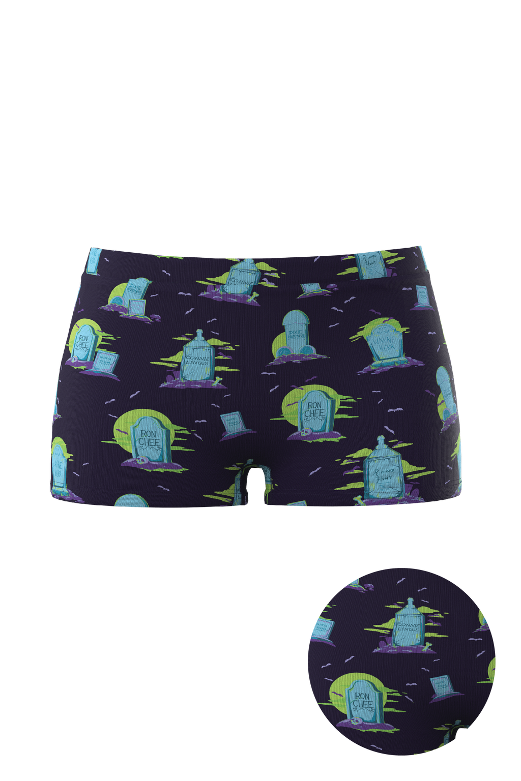 The Headstone | Tombstone Modal Boyshort Underwear - Shinesty