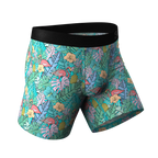 The Hot Tropic | Tropical Flamingo Ball Hammock® Pouch Underwear - Shinesty