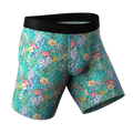 The Hot Tropic | Tropical Flamingo Ball Hammock® Boxer - Long Leg - Shinesty