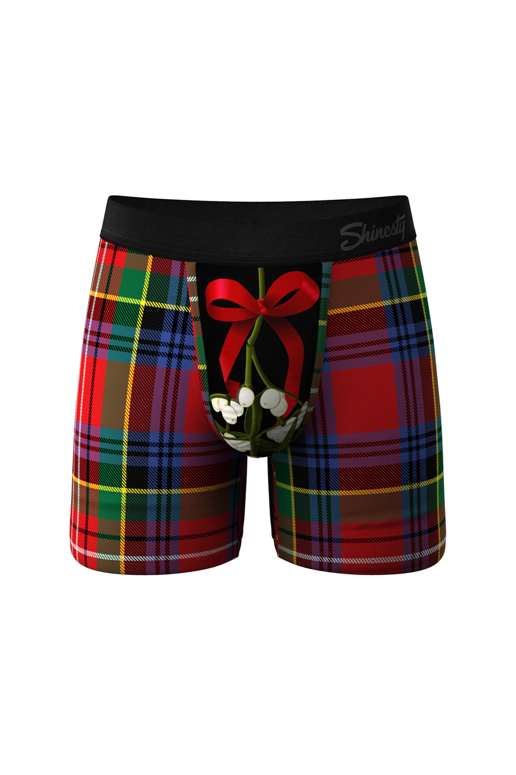 The Kiss Me There | Mistletoe Ball Hammock Boxer® And Bikini Matching Couples Underwear Pack - Shinesty