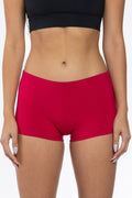 The Red Velvet | Dark Red Modal Boyshort Underwear - Shinesty