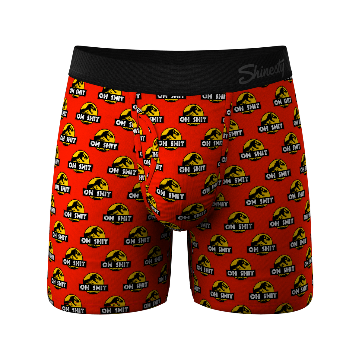 They're Back | Dinosaur Ball Hammock® Pouch Underwear With Fly - Shinesty