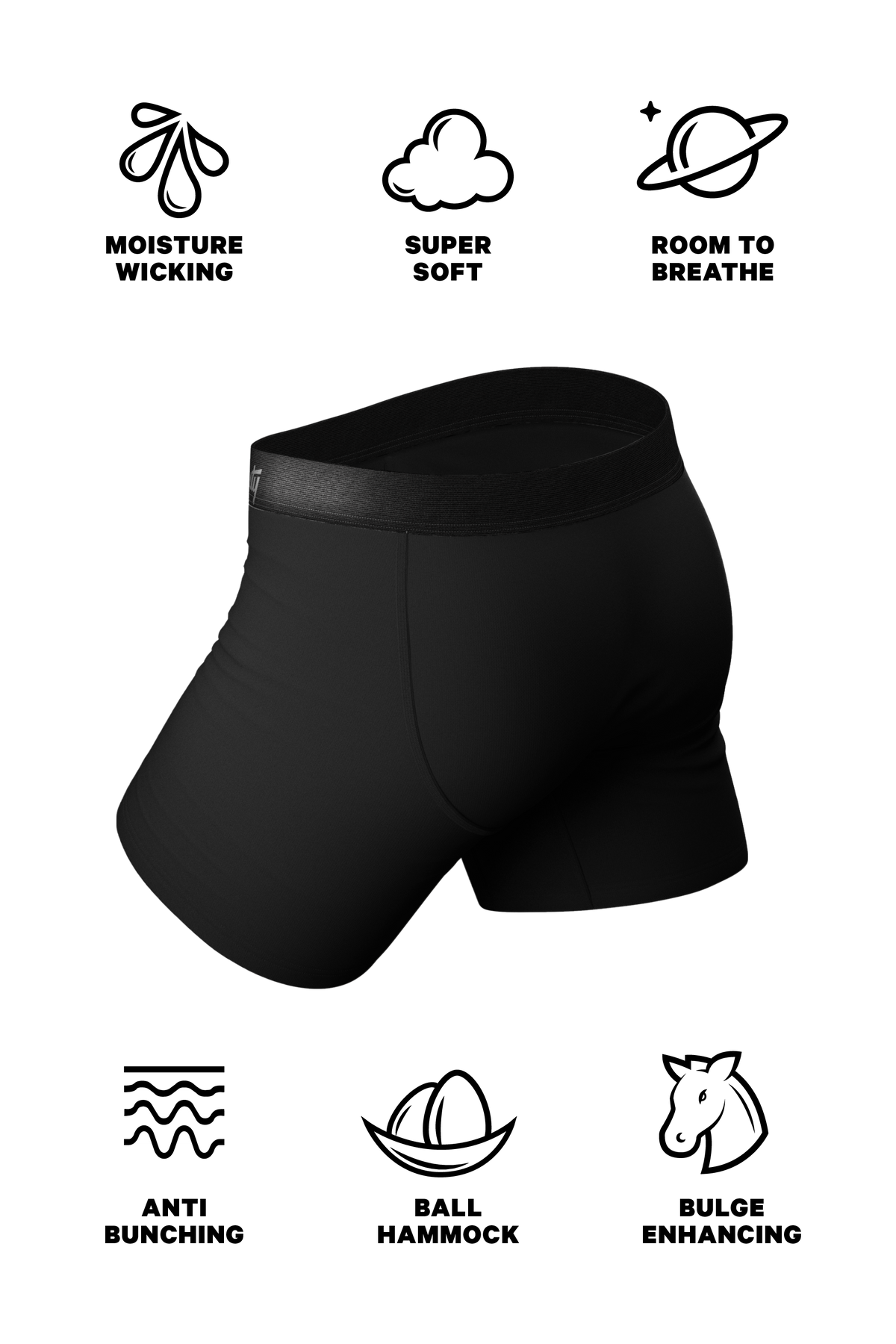 The Threat Level Midnight | Black Ball Hammock® Boxer Couples Matching 2 Pack - Shinesty