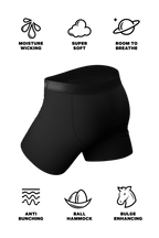 The Zero Shades of Grey | 3 Black Ball Hammock® Boxers and Ball Cream Pack - Shinesty