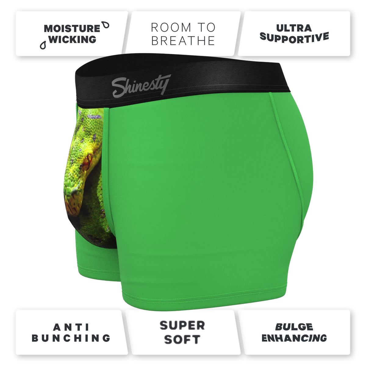 The Trouser Snake | Boa Ball Hammock® Pouch Trunks Underwear - Shinesty