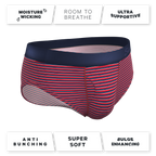 The US of A | USA Stripe Ball Hammock® Pouch Underwear Briefs - Shinesty