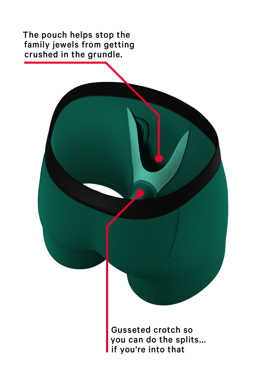The Unwrap Me | Present Ball Hammock® Pouch Underwear With Fly - Shinesty
