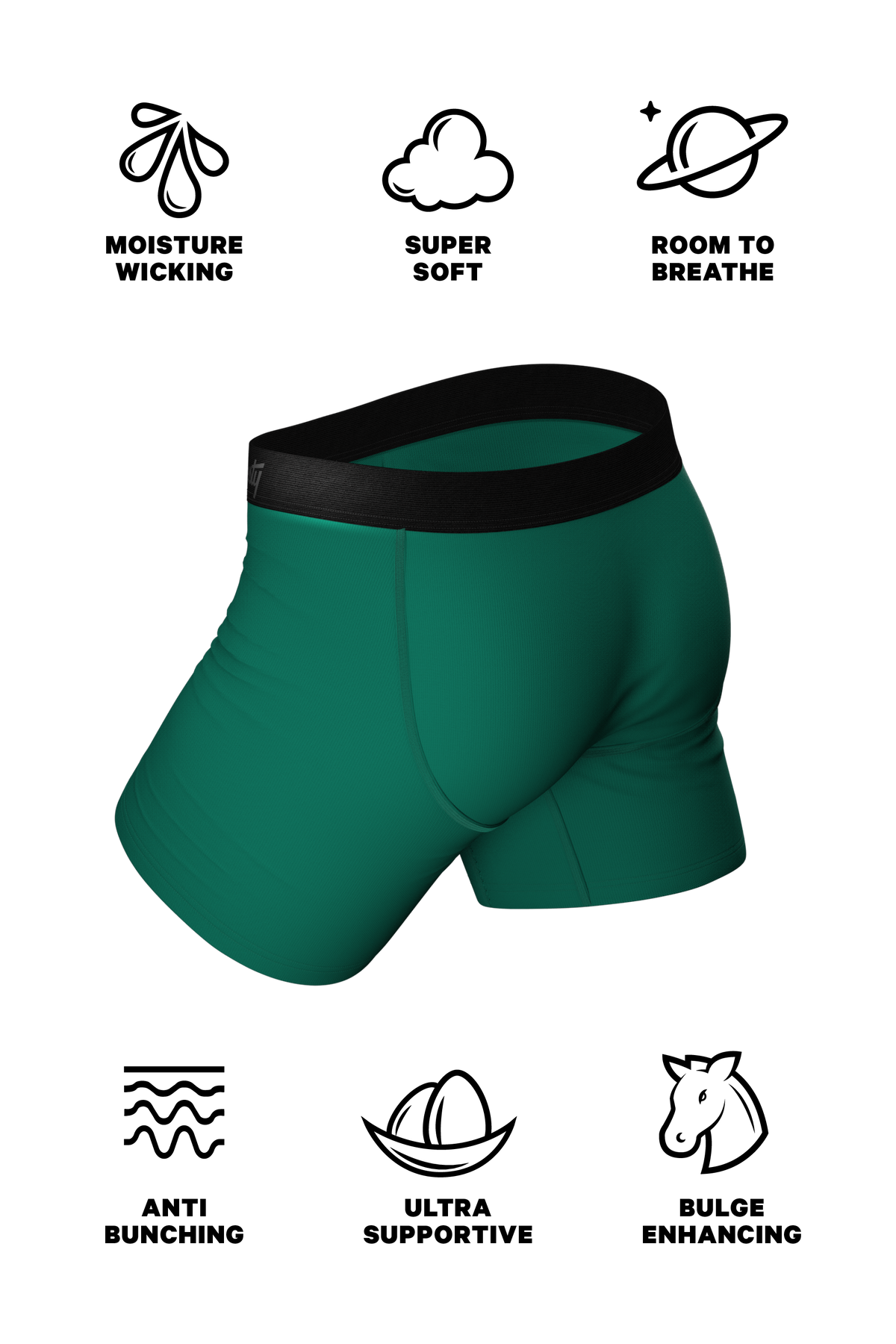 The Unwrap Me | Present Ball Hammock® Pouch Underwear With Fly - Shinesty